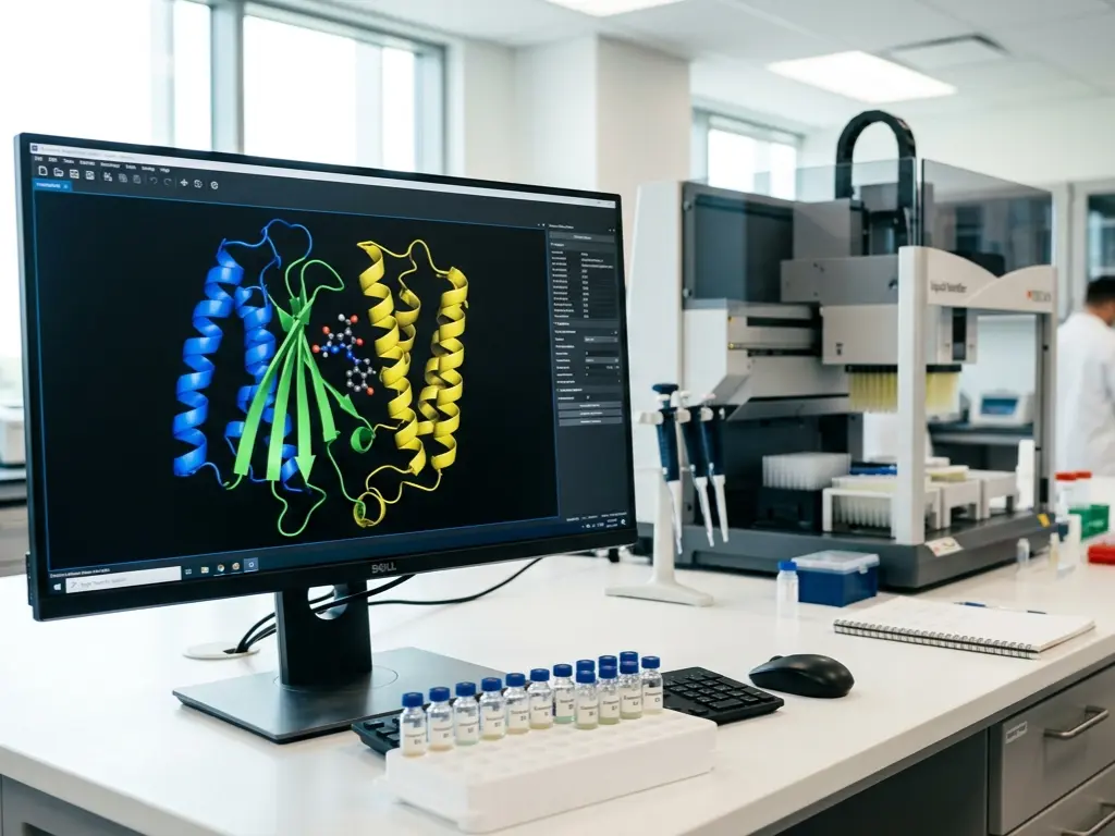AI-Assisted Structural Biology Lab Interface