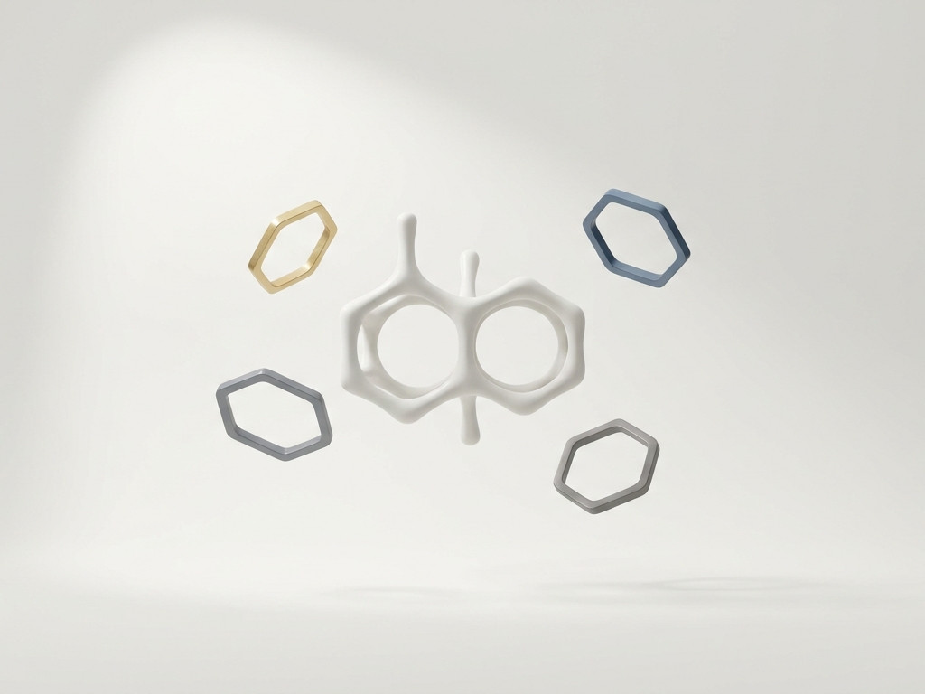 Medicinal chemist analyzing X-ray crystal structure to guide synthesis of next-generation analogs.