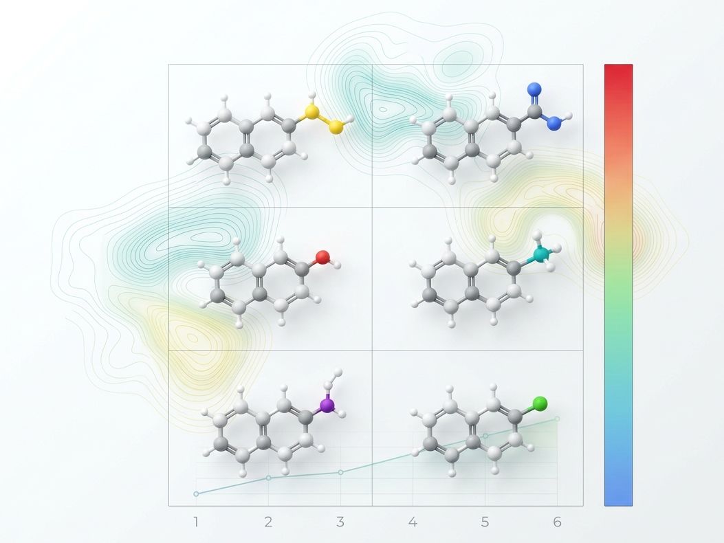 Dose-response curve demonstrating enhanced target potency after iterative lead refinement.