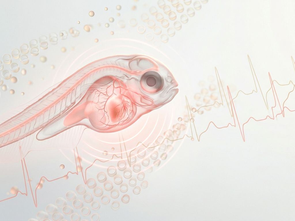 Zebrafish cardiotoxicity assay recording ventricular contractility and arrhythmia incidence.