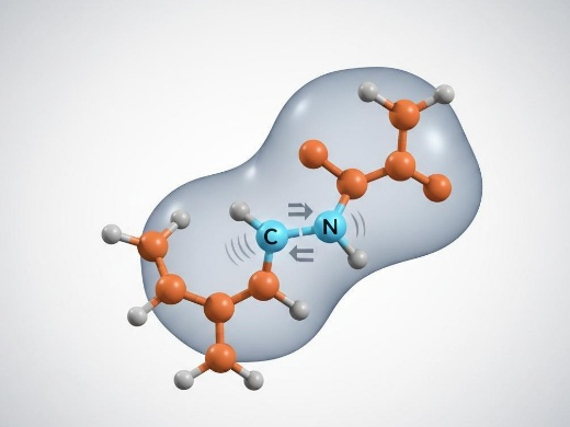 Cyanoacrylamide inhibitor forming a reversible covalent bond with a cysteine residue.